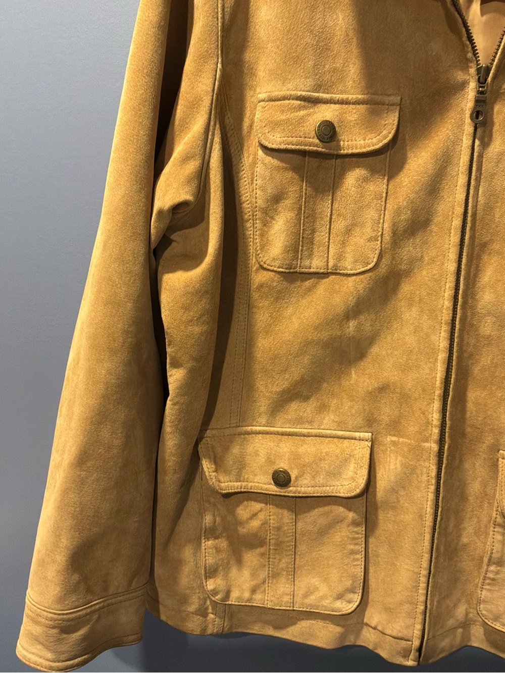 Eddie Bauer Suede Field Jacket - Picture 2 of 9